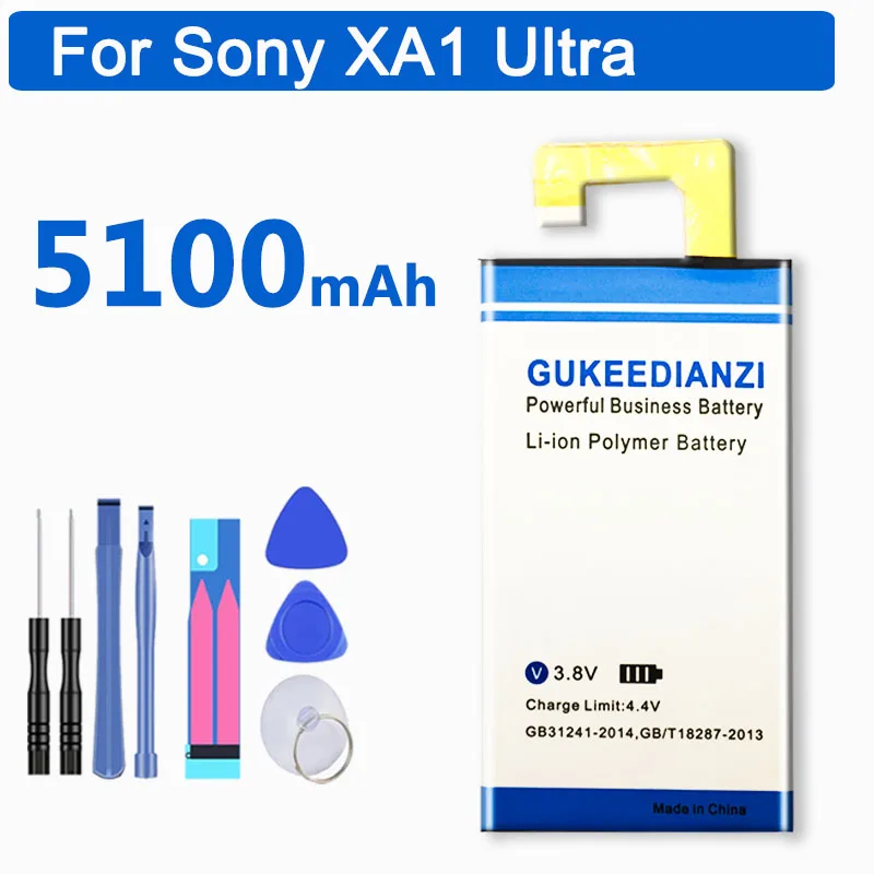 GUKEEDIANZI 5100mAh LIP1641ERPXC Replacement Battery For Sony XA1 Ultra XA1U G3226 C7 Mobile Phone Rechargeable Polymer | Мобильные