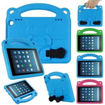 

EVA Children Safe Shockproof Case Cover For Amazon Fire HD 8/8 Plus 2020 Lightweight Handle Stand Protective Tablet Shell Cover