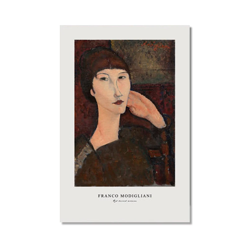 Винтажная Абстрактная фигура, линия, Картина на холсте, настенная живопись, поп-принты и плакаты для галерея, гостиной, домашнего декора, интерьер - Цвет: PICTURE B