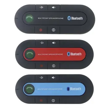 

Multipoint Speakerphone 4.1+EDR Wireless Bluetooth Handsfree Car Kit MP3 Music Player for IPhone Android SmartPhone