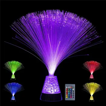 

Novelty Autism Calming Relaxing LED Light Lamp Multi-color Fiber Optic Cube Color-changing Atmosphere Lamp