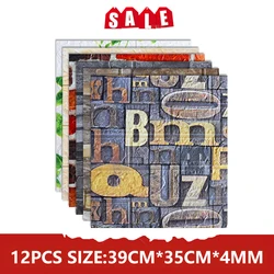 3D Self-Adhesive Wall Stickers Waterproof And Self-Adhesive Wallpaper Background Wall Bathroom Kitchen Bedroom Wall Decora
