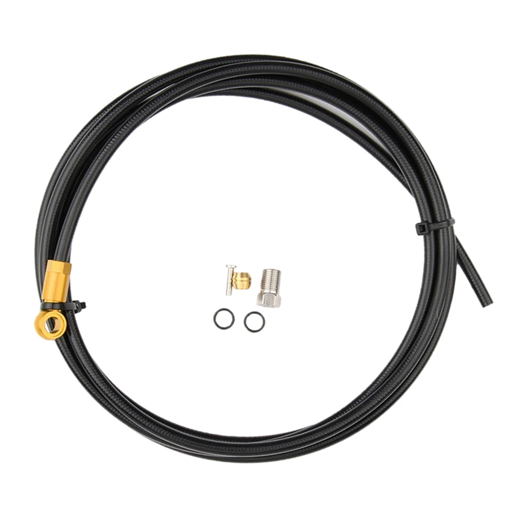 Black Golden BH90 велосипедная Тормозная масляная трубка+ набор масляных игл с пятью проводами - Цвет: Black Golden