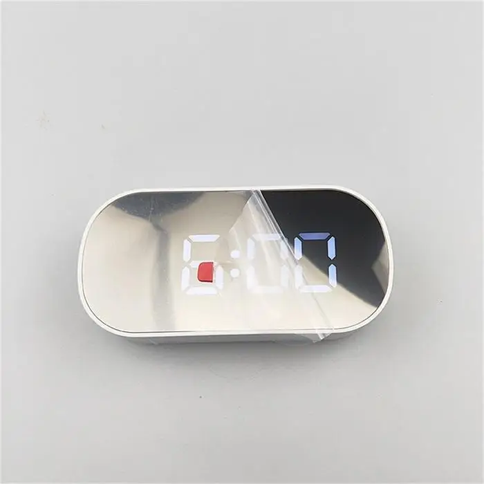 Digital LED Alarm Clock Home Multifunctional Makeup Mirror Temperature Display Fashion clock