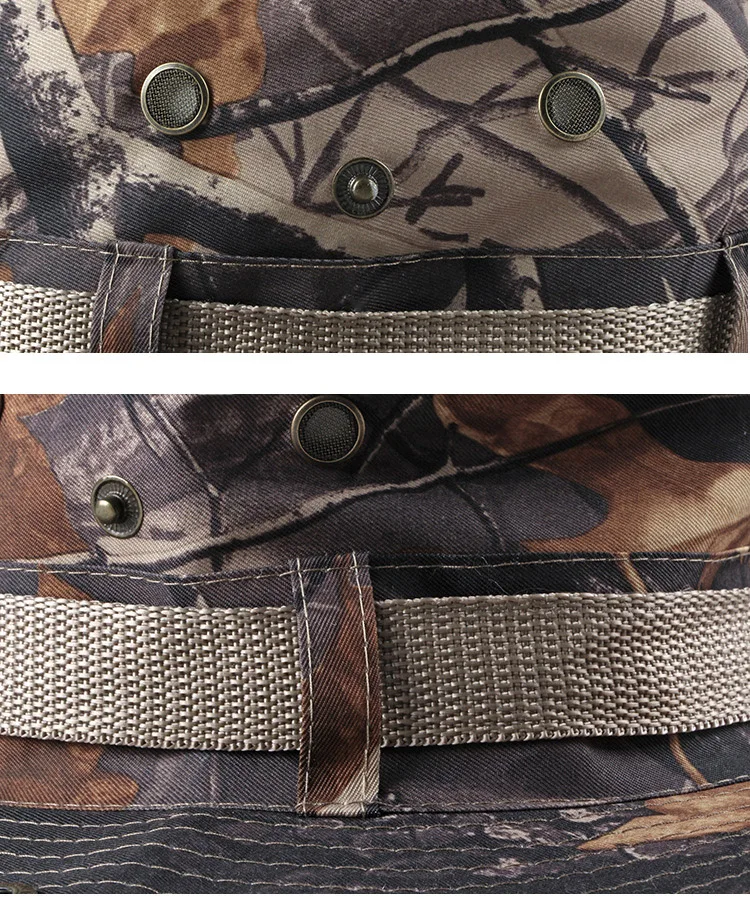 Камуфляжная Рыбацкая шляпа gorro pescador, мужские панамы, кепки для охоты, рыбалки, кепки от солнца s Bob Chapeau Pescador cap pelli