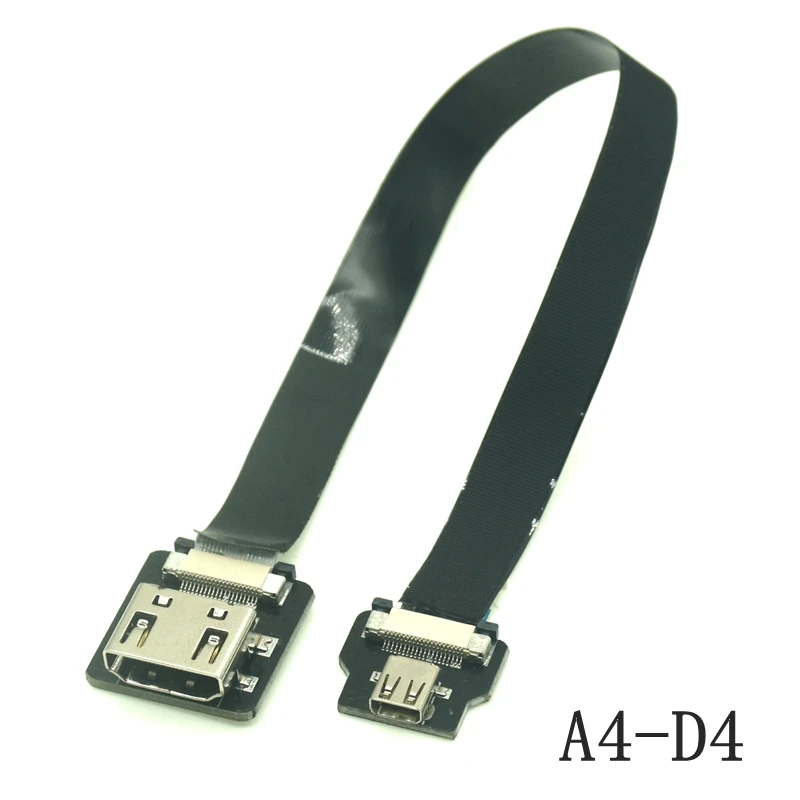 FPV Micro HD-Mini 90-Degree Adapter FPC Ribbon HDMI Cable - 20pin Plug Connector, Various Lengths Description Image.This Product Can Be Found With The Tag Names Computer Cables Connecting, Computer Peripherals, Degree adapter, PC Hardware Cables Adapters
