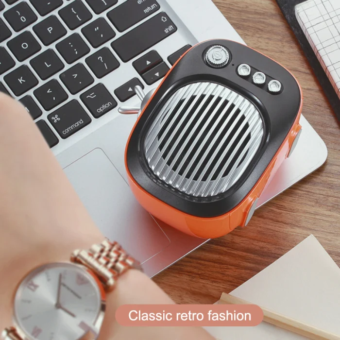 Винтажный Ретро Bluetooth динамик fm-радио старомодный классический стиль поддерживает AUX TF карту VDX99