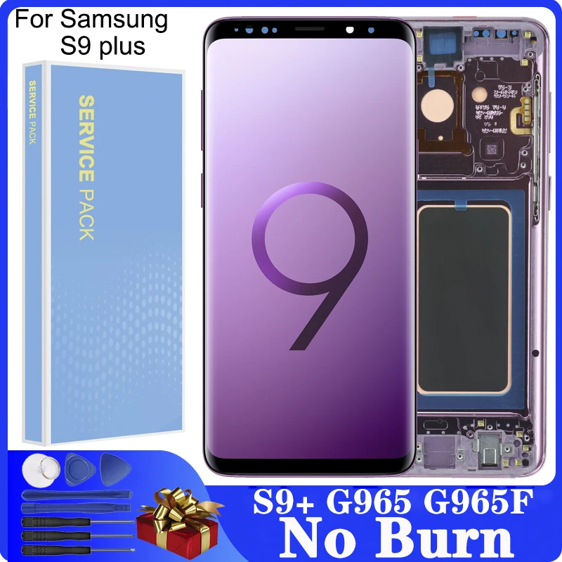 6 2 &quotSuper AMOLED S9 плюс ЖК-дисплей для Samsung Galaxy G965f G965 сенсорный экран дигитайзер