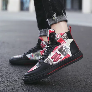 

Sneakers Men Casual Shoes Fashion Breathable Sneaker Trend Luxury Unisex High Top Flats Shoes Zapatillas Hombre