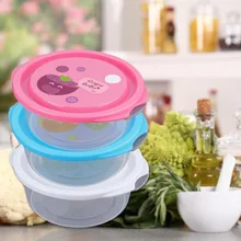 Здоровый 3 шт. Кухня Еда герметичный хранения безопасный контейнер морозильная микроволновая печь магазин по всему миру