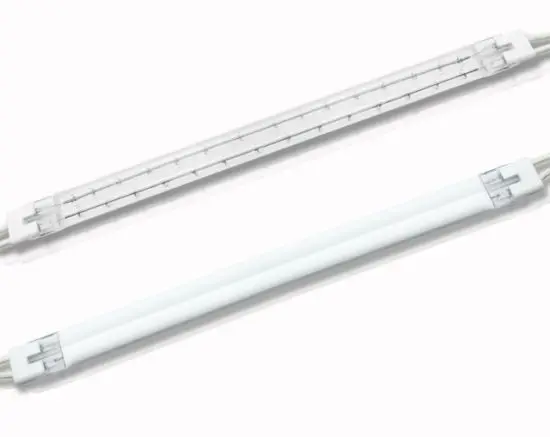 415v 3000w 2000mm поднятая кварцовая двойная трубка Инфракрасные Нагревательные Лампы из углеродного волокна
