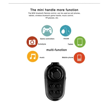 

Bluetooth Wireless Gamepad Ring Shape 3D Gaming Remote Control with LED Light Wireless Gamepad Joystick Ring Gamepad for IOS