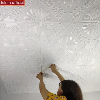

3D foam wall stickers self-adhesive ceiling stickers self-loading roof kids room office decoration foam soft package wallpaper