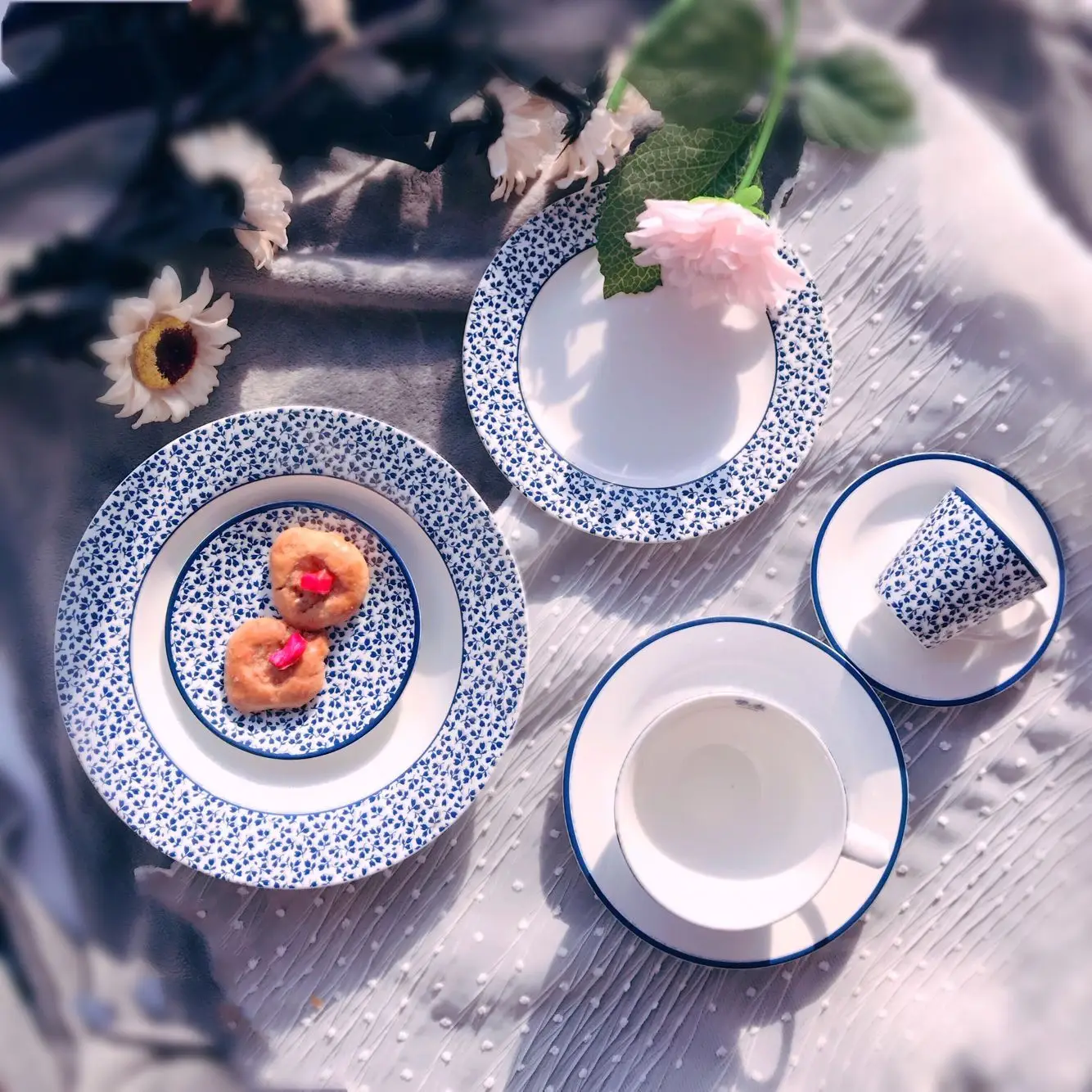 Новая Элегантная серия красивых рисунков тарелок для стейка фарфоровые столовые