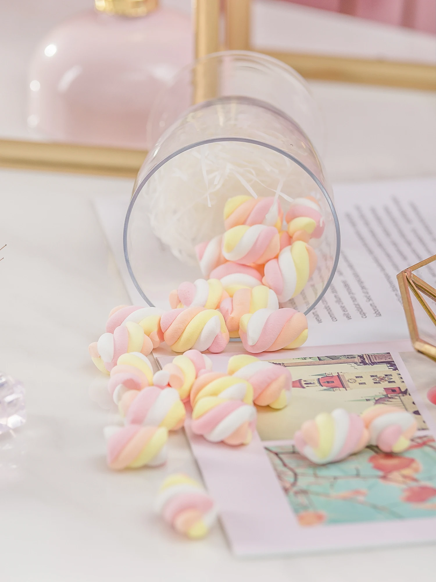 10PCS High Simulation Marshmallow Wedding Dessert Table Model Food Photography Props