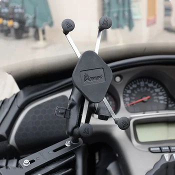 

Scooter Motorcycle Brake/Clutch Reservoir Base Cell Phone Mount Holder Stand for 4-5.5 inch Mobile Phones and GPS