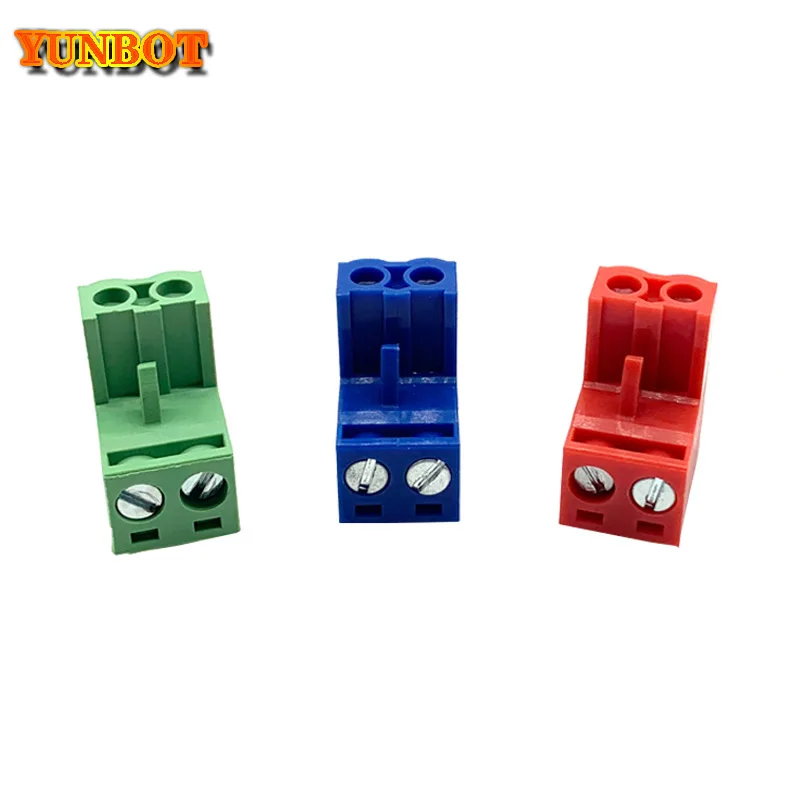10PCS/LOT 3D printer parts HT5.08 2pin Terminal plug type 300 V 10A KF2EDGK 5.08mm pitch PCB connector terminal block | Компьютеры и