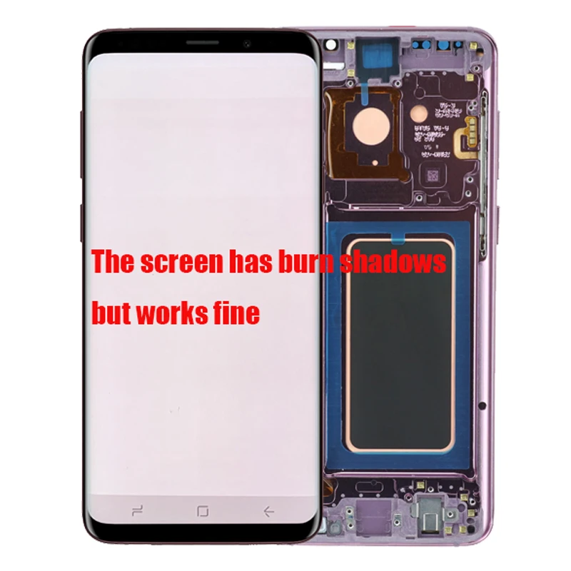 Оригинальный AMOLED ЖК дисплей S9 S9plus для Samsung Galaxy + Plus G965 G960 с эффектом затемнения и