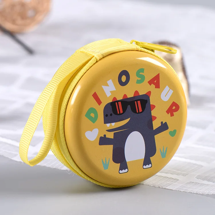 Small Dinosaur Coin Headset Cartoon Purse Cute Key Plus Mini Bag Children Kid Boy Girl For Gift Wallet