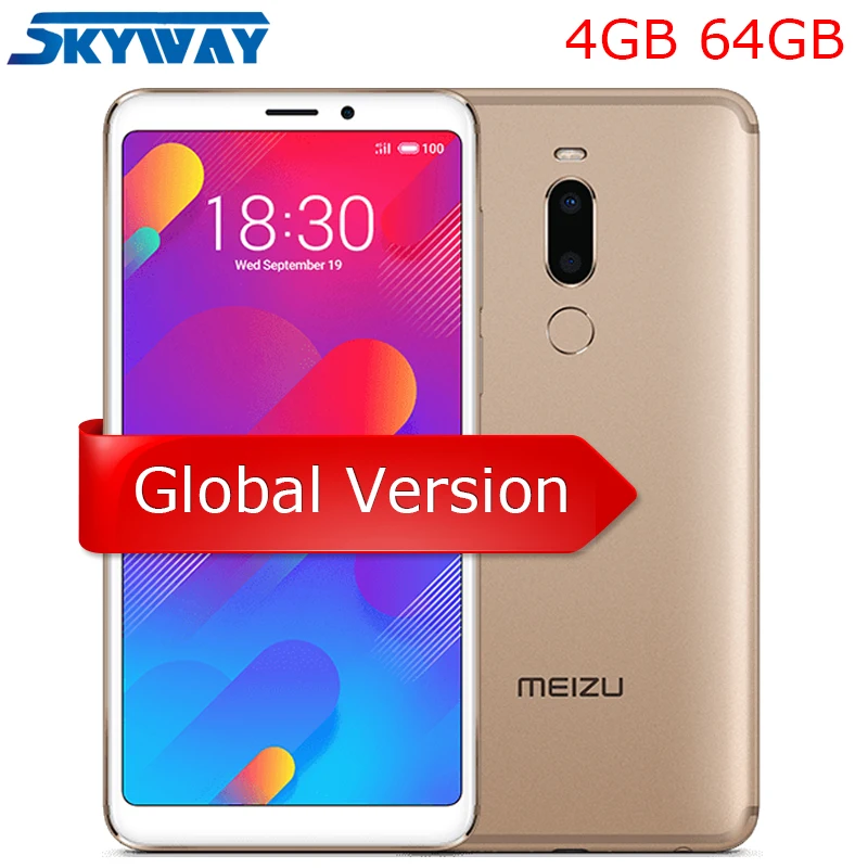 Официальный Meizu M8, глобальная версия, 4 Гб ОЗУ, 64 Гб ПЗУ, MTK Helio P22, четыре ядра, мобильный телефон, 5,7 дюймов, HD, ips экран, две sim-карты, мобильный телефон