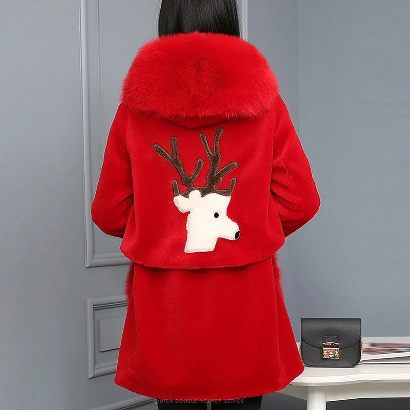 Echte Bontjas Vrouwen Koreaanse Schapen Scheren Winter Jas Vrouwen Vos Bontkraag Wol Jas Vrouwen Abrigos Mujer Invierno 2020 YY1177 Echte Bontjas Vrouwen Koreaanse Schapen Scheren Winter Jas Vrouwen Vos Bontkraag Wol Jas Vrouwen Abrigos Mujer Invierno 2020 YY1177