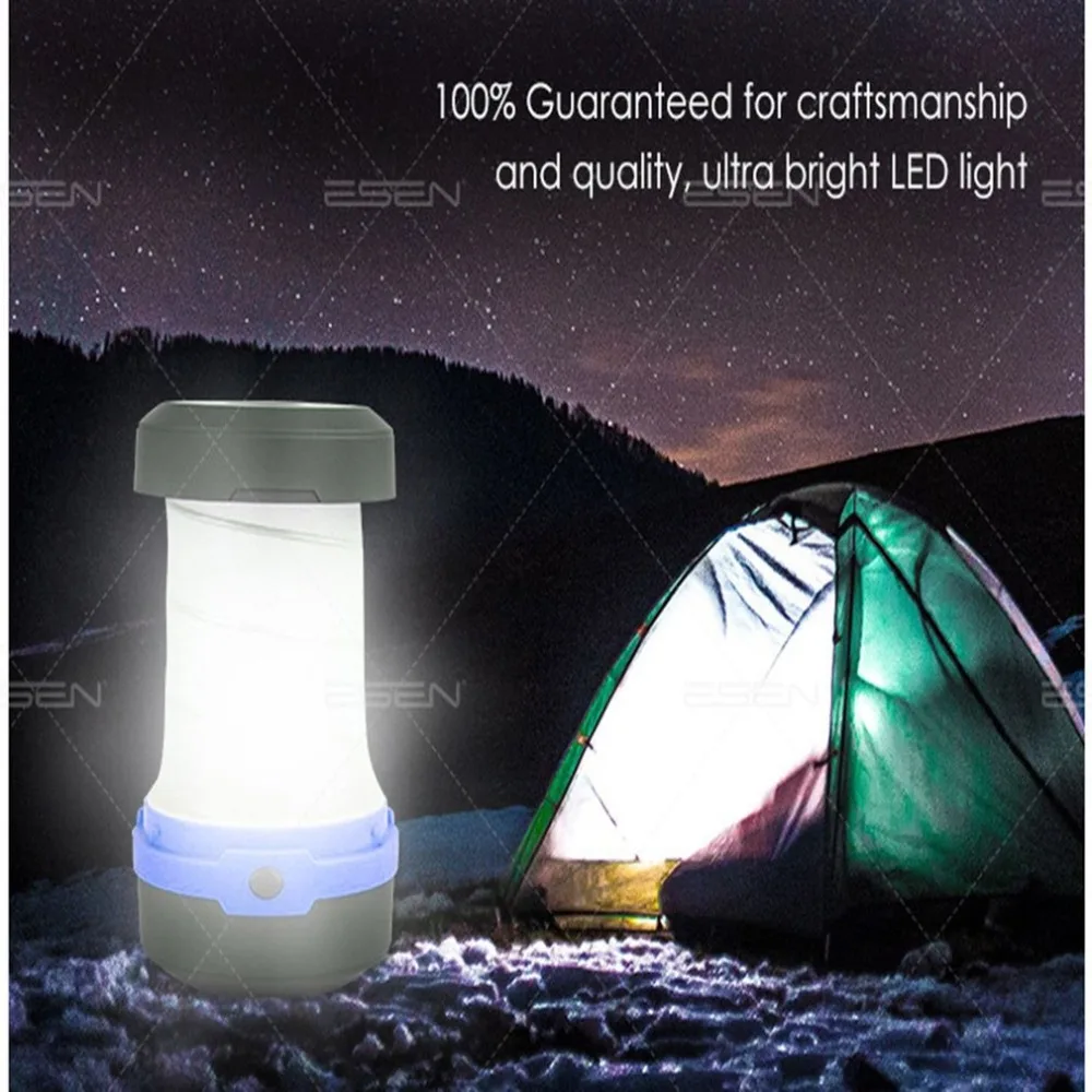 Solar tent camping lamp lighting Outdoor/indoor LED portable lantern 60LM 3.7V Emergency lights Hiking Camping Lantern Light