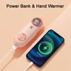 Hand Warmer Rechargeable 5000mAh Electric Portable Pocket Warmer/Power Bank for Outdoor Sports Hunting Golf Camping Heating 4