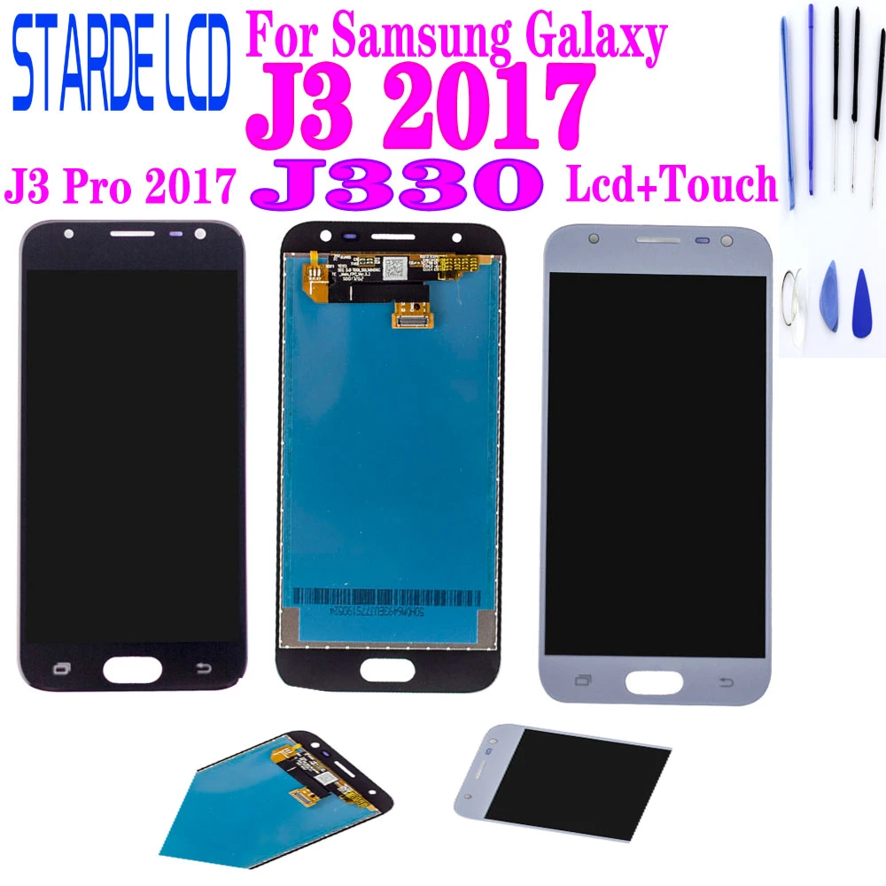 Samsung Galaxy J3 17 J330 J330f J330g Lcd Ekran Ve Dokunmatik Ekran Digitizer Meclisi J3 Pro 17 Mobile Phone Lcd Screens Aliexpress