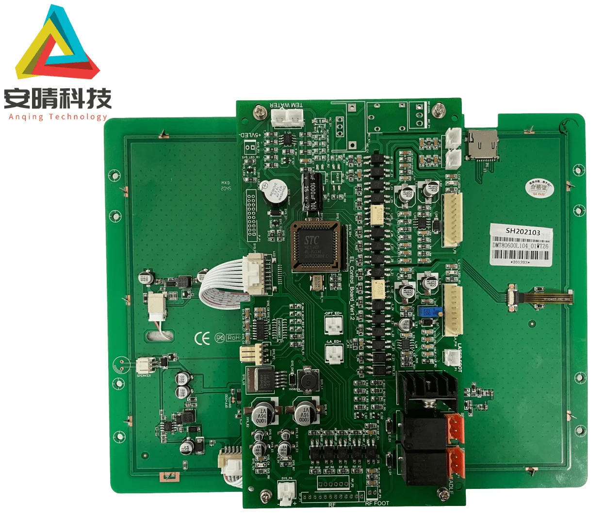 IPL screen with control panel 10.4 inch color touch screen IPL SHR opt machine parts touch display panel