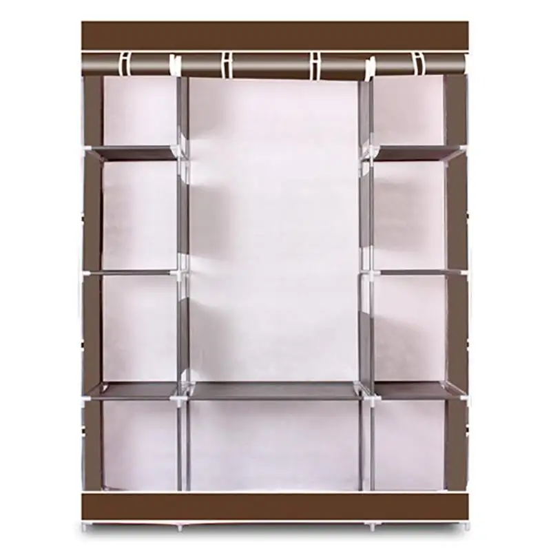 

Simple 4-Layer 10 Lattices Non-Woven Fabric Wardrobe Home Storage Organizer