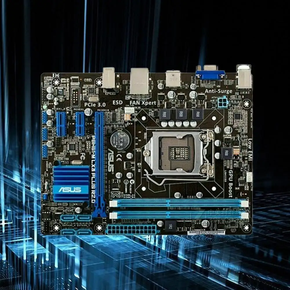 For ASUS GA-H61M-S1 Desktop Motherboard H61 Socket LGA 1155 16G Used H61M-DS1 Socket i3  i5  i7 DDR3 BIOS Mainboard