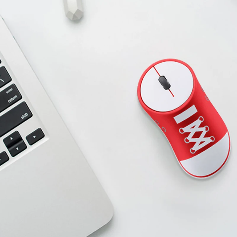 Портативная 2,4G беспроводная мышь ультра-Бесшумная мышь в форме обуви для компьютера ноутбука UY8