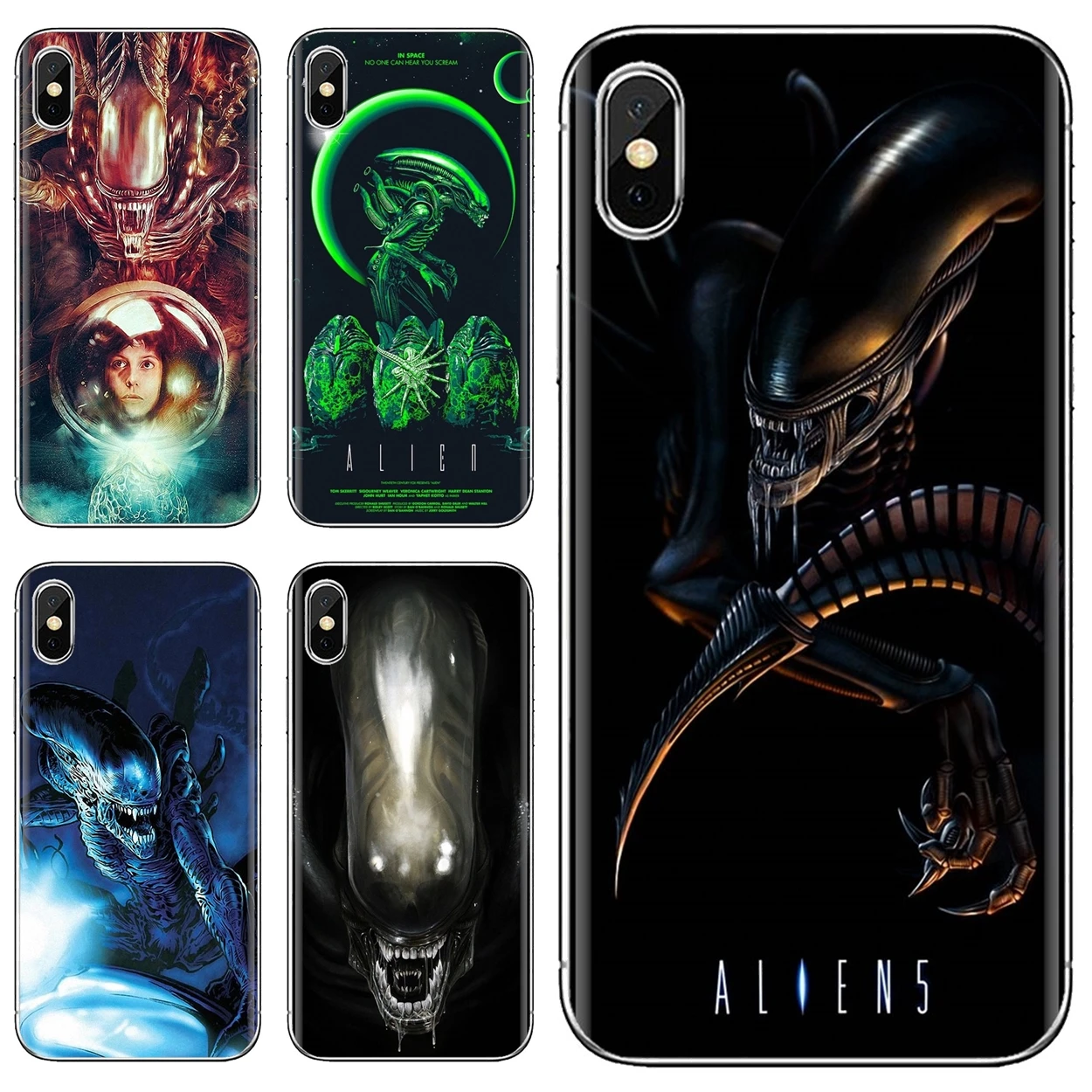 Чехол-накладка для Xiaomi mi Redmi Note 3 4 4X 5 6 7 8 8t 9 9s 9t 10 pro lite Xenomorph Alien predator мягкий чехол |