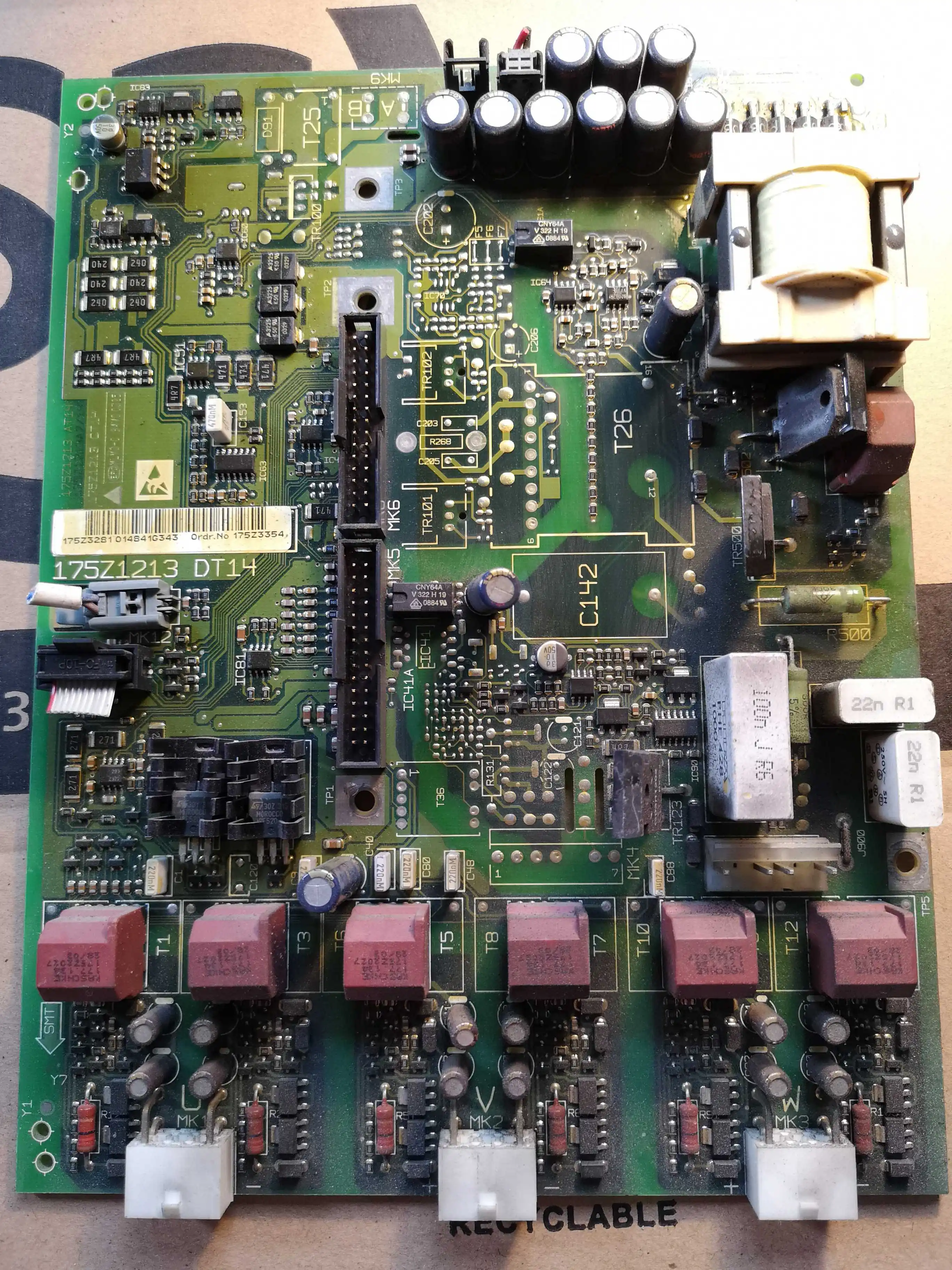 Плата драйвера серии Danfoss 5000/6000 175Z1213 DT14