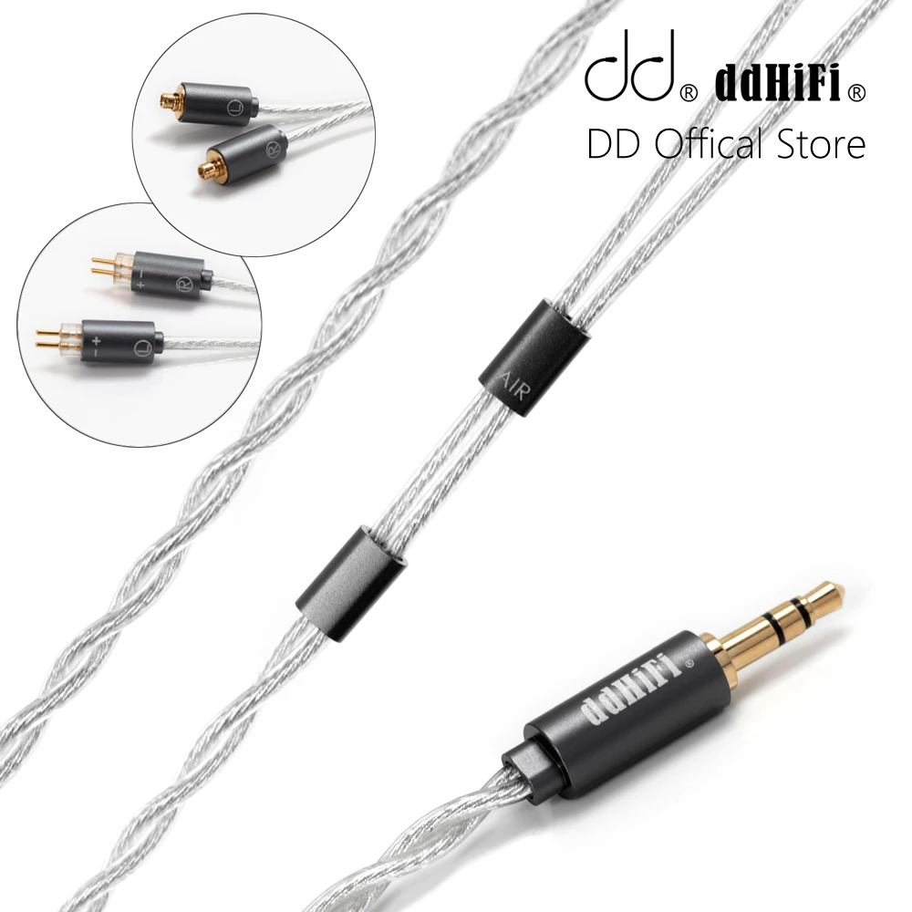 Запасной кабель для наушников серии DD ddHiFi BC120A (облака) Air с 6n OCC высокой чистоты