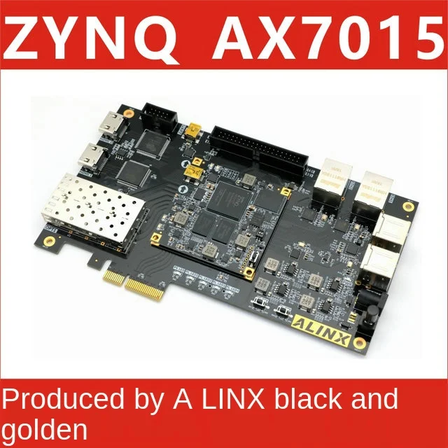 Черная Золотая плата Alinx XILINX FPGA ZYNQ ARM 7015 PCIE Zedboard AX7015|Демонстрационные стенды| |