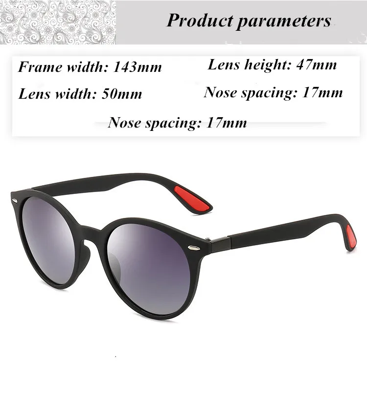 Fashion Trend Polarized Sunglasses Classic Retro Men and Women with The Same Sunglasses Outdoor Anti-UV Fishing Glasses
