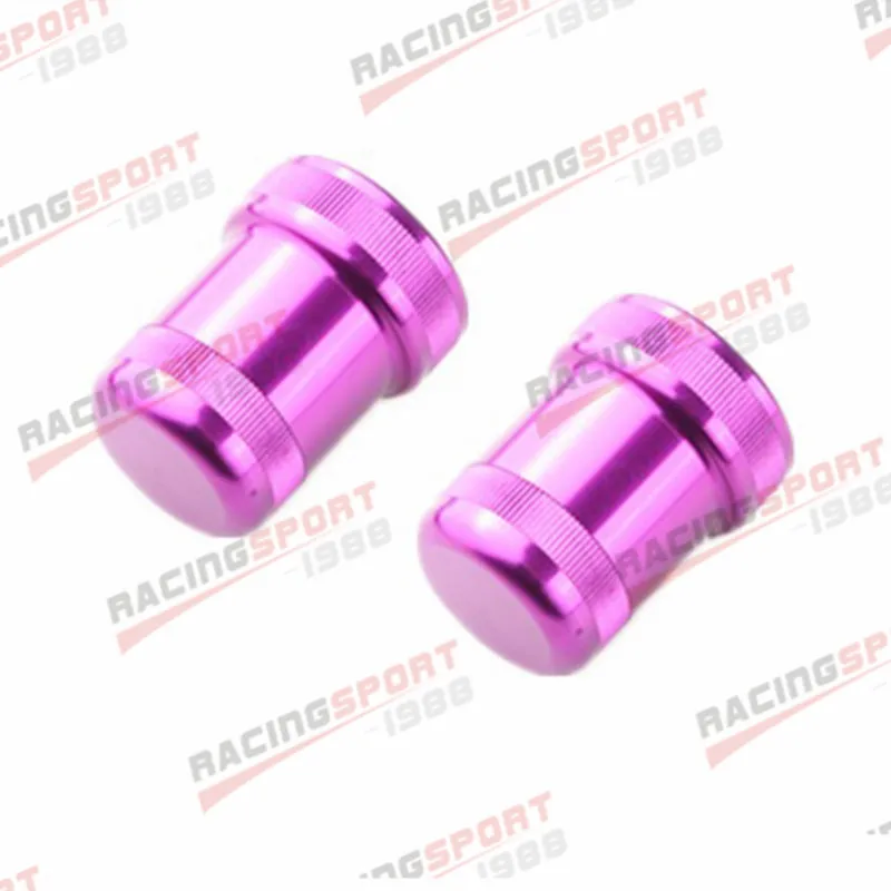 PURPLE 2 шт алюминиевая маленькая соленоидная Крышка для двигателя VTEC/VTECH - Цвет: PURPLE