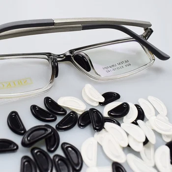 

12 Pairs Glasses Nose Pads Adhesive Nose Pads Anti Slip Silicone White Thin Nosepads For Glasses Sunglasses Eyewear Accessories