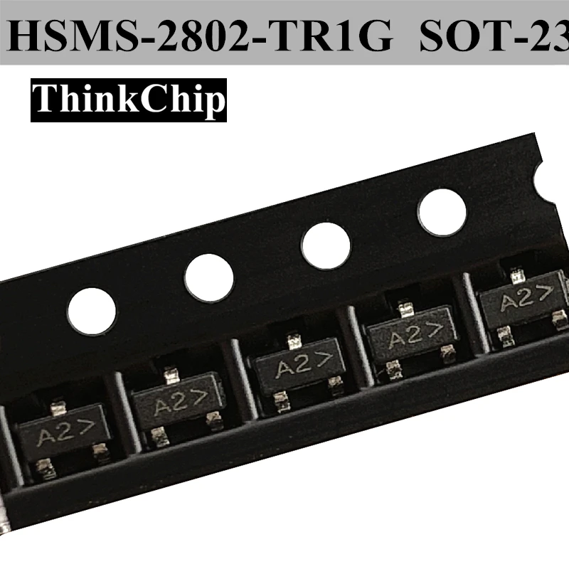 (10 шт.) HSMS-2802-TR1G HSMS-2802 СОТ-23 RF с барьером Шоттки Диоды для подавления переходных