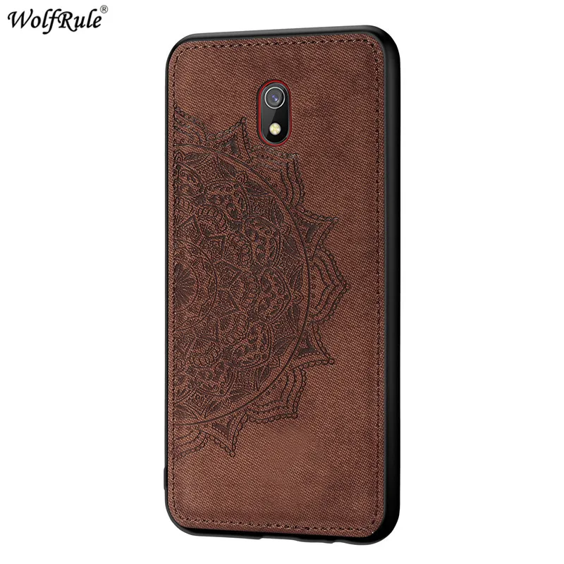 Brown Для Xiaomi Redmi 8A чехол для Xiaomi Redmi 8 бампер TPU рамка ткань защитная задняя крышка для Xiaomi Redmi 8A чехол для телефона s - Цвет: Brown