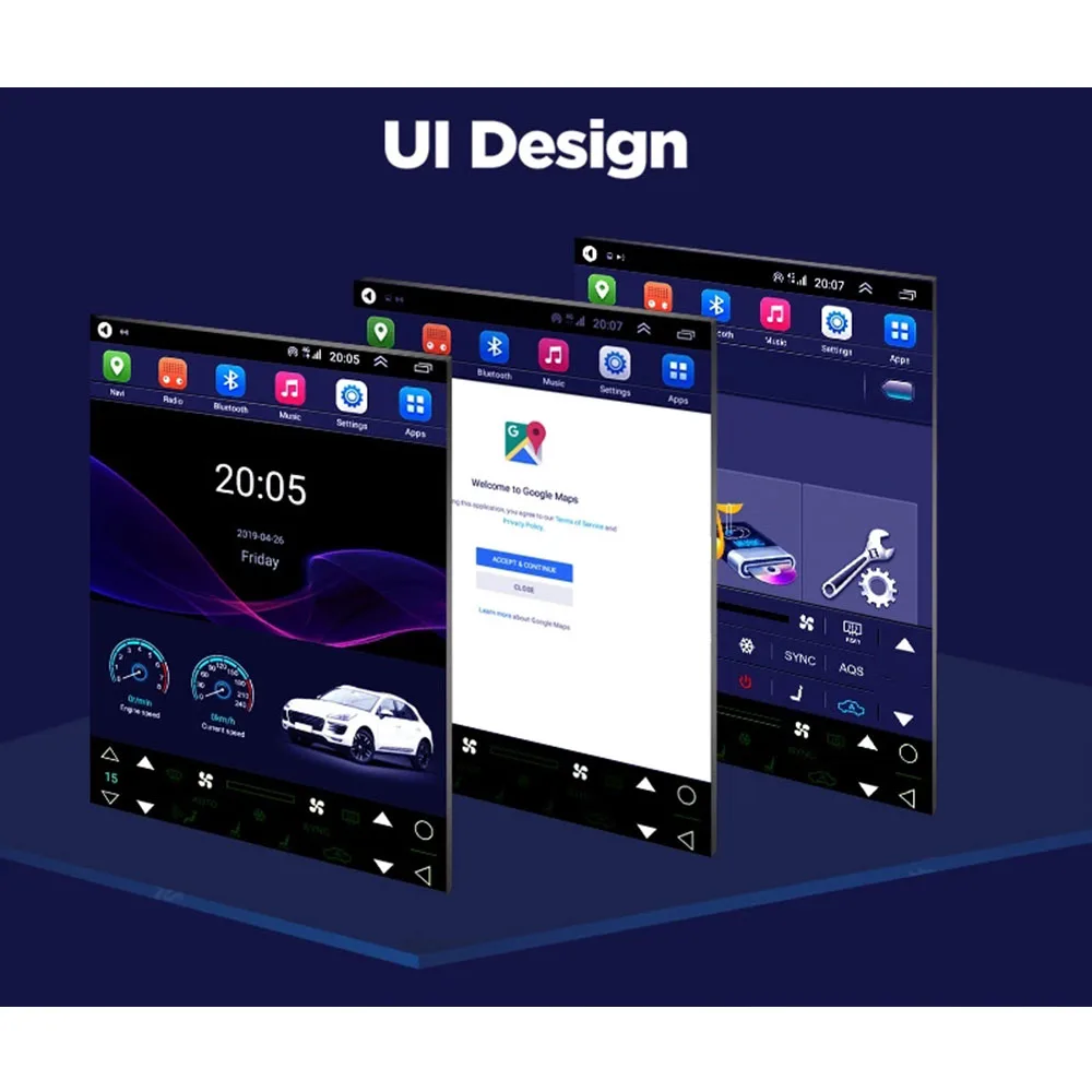 Jetalon Smart Car Navigation 4G Network for Ford Mondeo 2007-2015 stereo Android Car GPS Vertical radio Reversing All-in-One