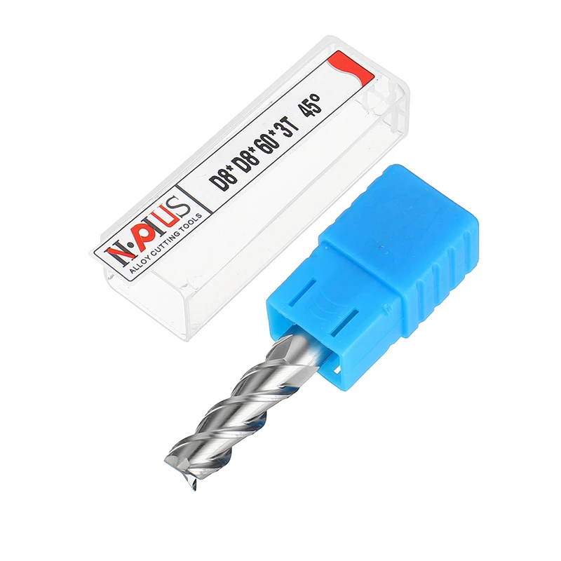 8PCS 2/3/4/5/6/8/10/12mm 3 Flutes Carbide End Mill Set 45 Degree Tungsten Steel Milling Cutter Tool for Aluminum Alloy Tools
8PCS 2/3/4/5/6/8/10/12mm 3 Flutes Carbide End Mill Set 45 Degree Tungsten Steel Milling Cutter Tool for Aluminum Alloy Tools