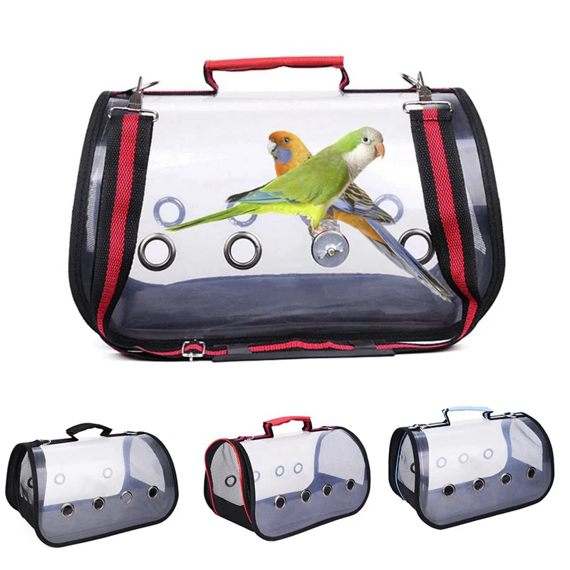 Bird Travel Carrier Outerdoor Bird Transport Cage Breathable Parrot Go Out  Backpack Multi-functional Bird Carrier With Perch A A - Bird Cages  Nests  - AliExpress