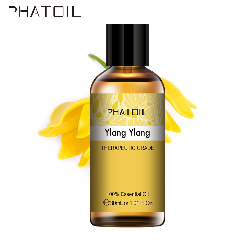 PHATOIL 30 мл иланг эфирное масло для увлажнитель ароматерапии бледно лиловый