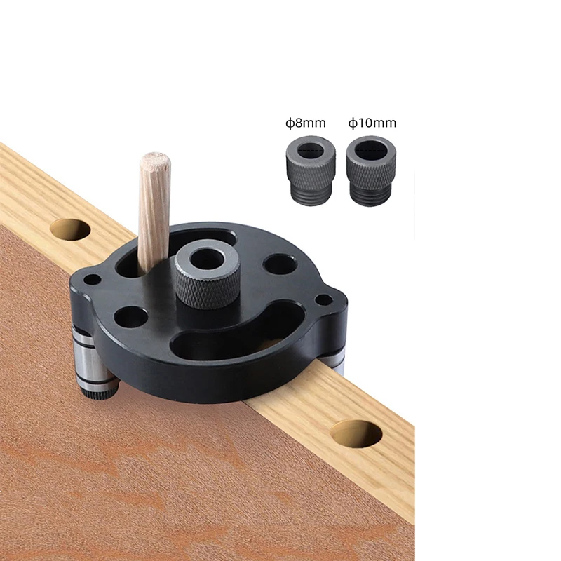 Vertical Pocket Hole Jig 6/8/10mm Wood Dowelling Self Centering Drill