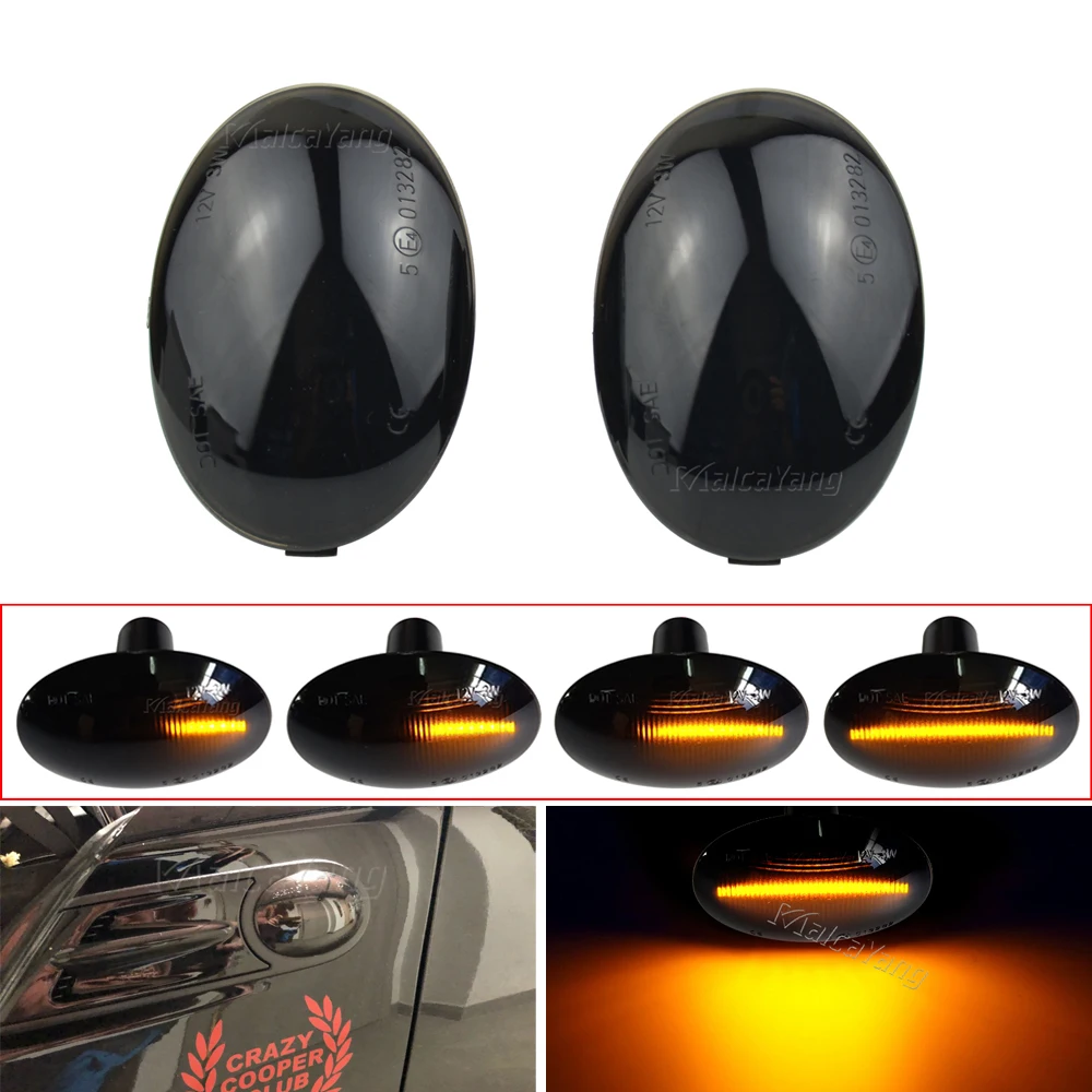2pcs 帣  ȣ  LED ̵ Ŀ BMW ̴  R55 R56 R57 R58 R59 ̵ ǥñ CL-R56-LSM-SM