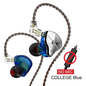 

TRN Pure Sound Mega Bass Hybrid Driver Swappable Nozzles Portable HIFI Aluminium Alloy 3.5mm Wired Earphone Tuning Audio Music