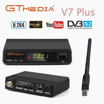 

GT MEDIA 1 Year Europe Cline Cccam V7S HD Satellite Receiver DVB-S2 Freesat V7 Support H.264 1080p USB Wifi 3G HD TV Set-Top Box