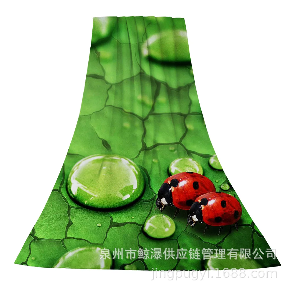 

Coccinella Septempunctata Insect Pattern Beach Bath Towel Pure Cotton Digital Printing Outbound